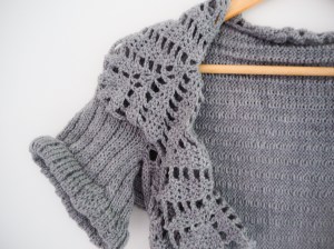 Elegant Lace Shrug perfect for Autumn Evenings!